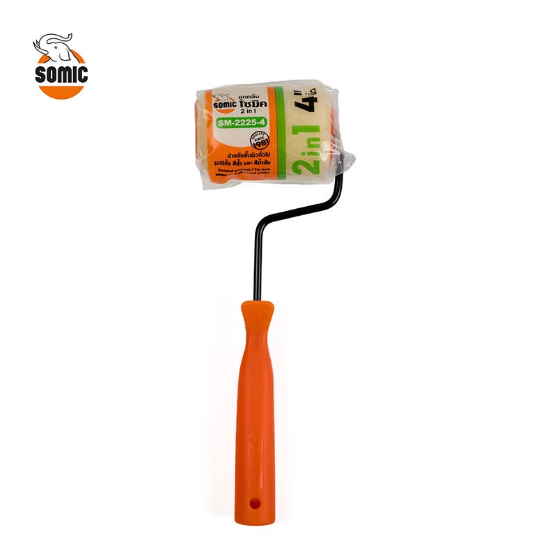 ลูกกลิ้งทาสี 2IN1 โซมิค ขนาด 4, 7, 10 นิ้ว SOMIC สำหรับทาสีน้ำและสี