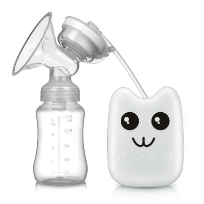 เครื่องปั๊มนมไฟฟ้า ไฟฟ้าแบบปั๊มคู่ ปั๊มนมไฟฟ้า เครื่องปั๊มนมพกพาPortable Electric Breast Pump Silicone Milk Bottle Breastfeeding เสียงเงียบ ดูดใหญ่ ปลอดสาร BPA