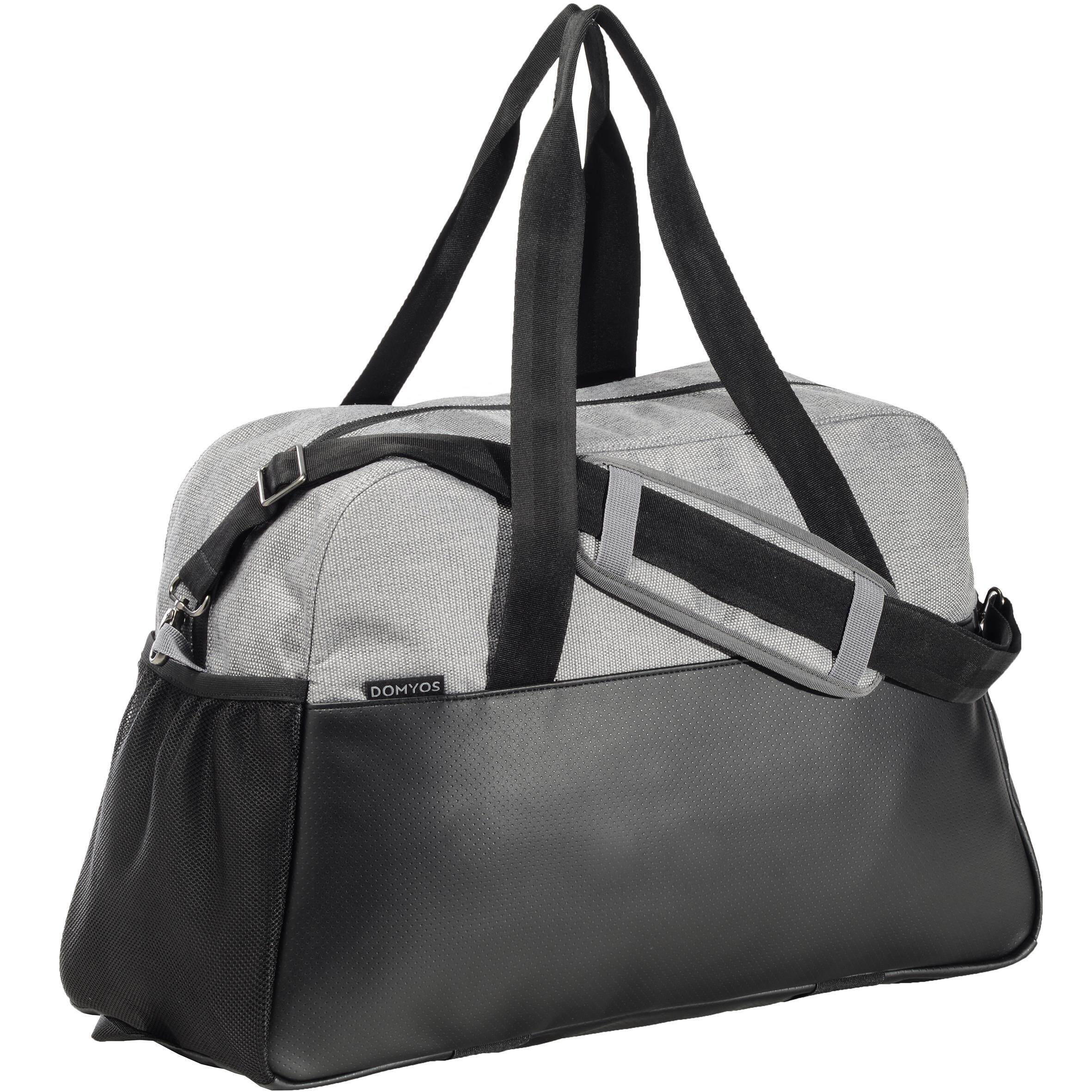 [ด่วน!! โปรโมชั่นมีจำนวนจำกัด] กระเป๋าสำหรับการออกกำลังแบบคาร์ดิโอขนาด 30 ลิตร (สีเทา/ดำ) สำหรับ โยคะ ฟิตเนสคาดิโอเทรนนิ่ง