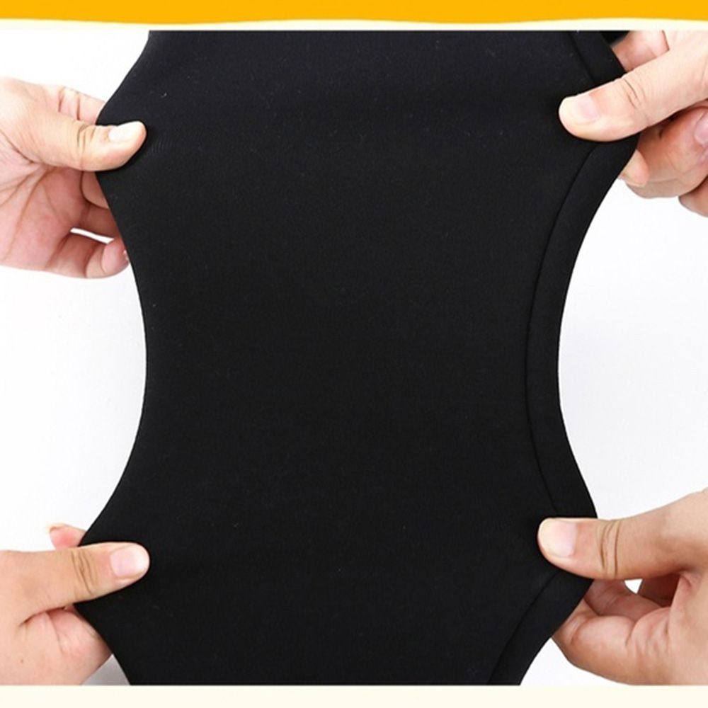 GURUNGMANI Thời trang Bình thường Eo cao Quần len lông cừu Xà cạp nữ Da cừu Cashmere Quần ấm Xà cạp dày mùa đông