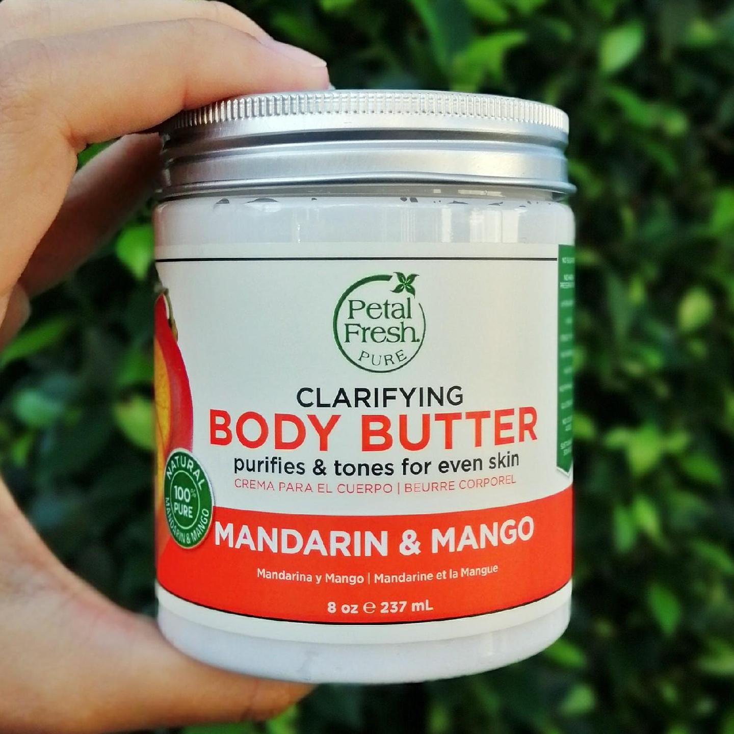 บอดี้บัตเตอร์ Pure Body Butter Nourishing Mandarin & Mango 237mL (Petal