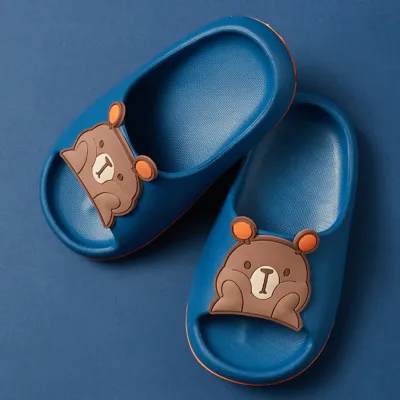 Summer Children Toddler Baby Girls Boys Cartoon Bear Slippers Shoes