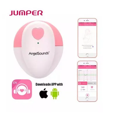 Jumper AngelSounds เครื่องฟังเสียงหัวใจทารกในครรภ์ รุ่น JPD100S + เจลอัลตราซาวด์