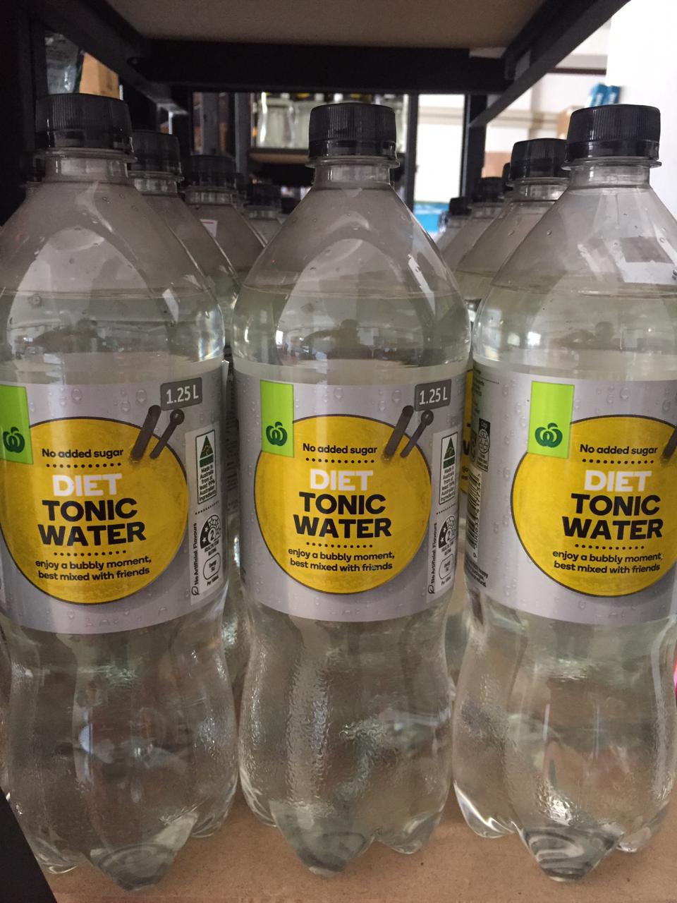 (Best Before 27/12/21, 10/01/22) Woolworths Diet Tonic Water (0 Sugar