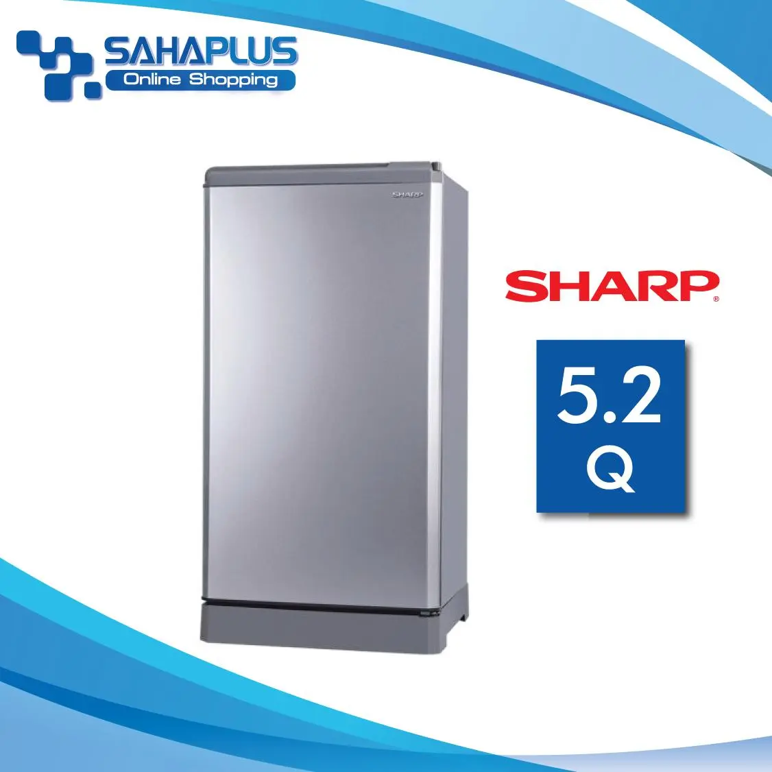 ตู้เย็น SHARP รุ่น SJ-G15S-SL ขนาดความจุ 5.2Q