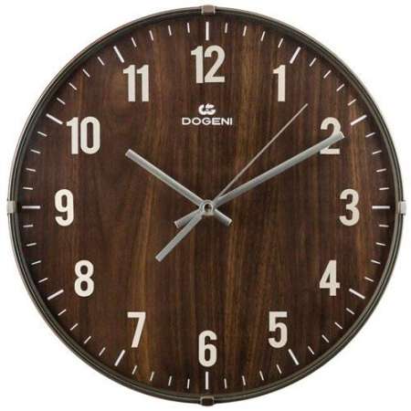 DOGENI นาฬิกาแขวน สีน้ำตาล ขนาด 13.5 นิ้ว รุ่น WNP008DB
