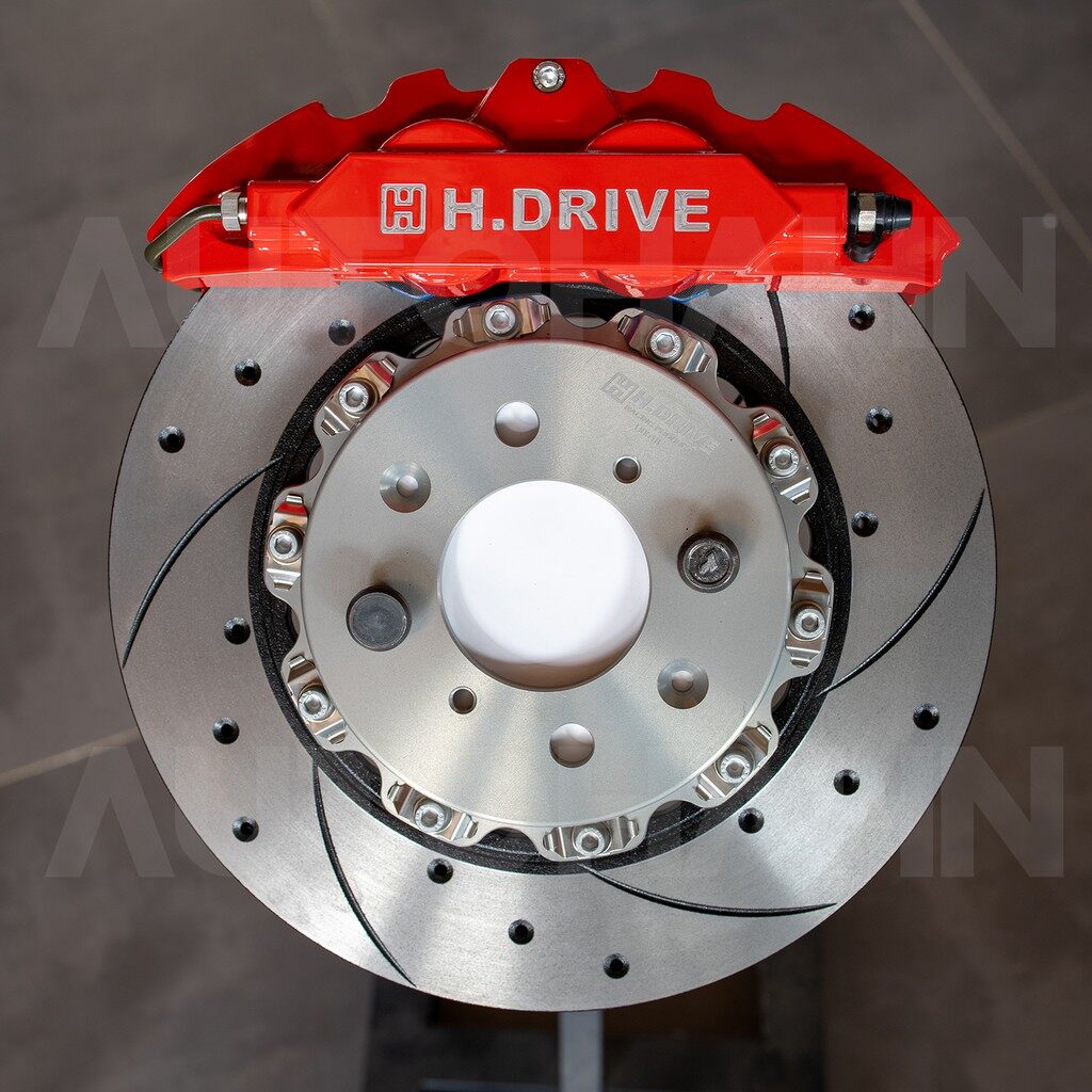 HDrive Brake kit ชุดเบรค caliper 4 pots จาน 286mm ตรงรุ่น Honda Jazz