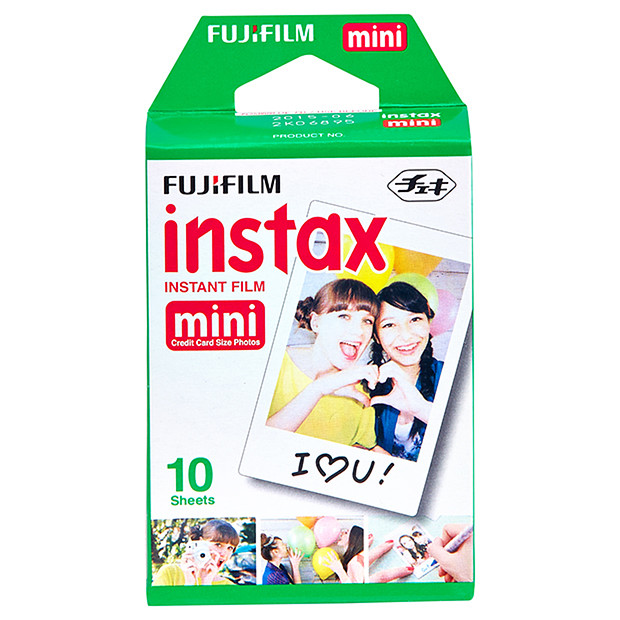 Fujifilm Instax Mini Polaroid  ฟิล์มโพลารอยด์ 10 แผ่น