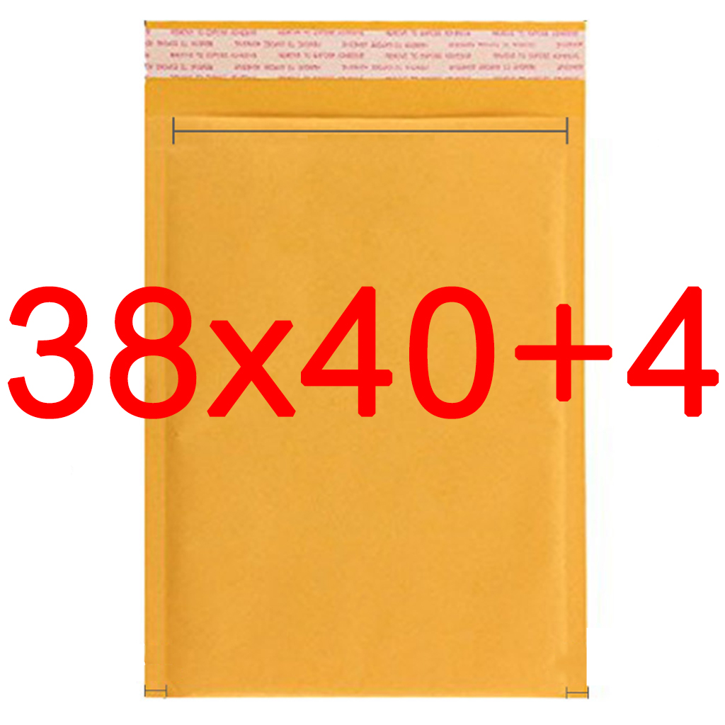 ซองกันกระแทก กระดาษคราฟท์ สีเหลือง มีบัลเบิ้ลด้านใน ซิล ผนึกโดยแถบสติ๊กเกอร์ คุณภาพสูง ราคาถูก ขนาดต่างๆ จำนวน 25 ซอง by Package Maiden สี 38x40+4 สี 38x40+4ขนาดสินค้า Other