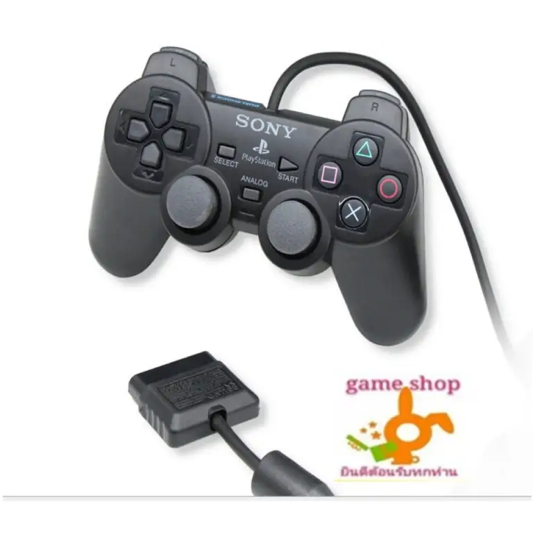 ภาพหน้าปกสินค้าจอย​ps2 จอยเกมPs2 (Ps.2 Joystick)(จอย Ps2)(Ps2 Joystick)(Joy Ps2)(Playstation 2 Joystick)(จอย Play Station 2) จากร้าน game shop 446 บน Lazada