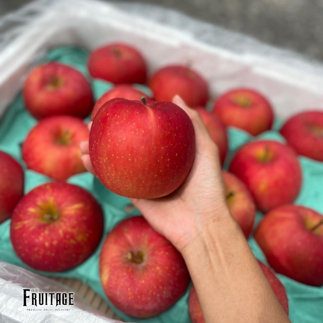 แอปเปิ้ลชินาโนะ Japanese Red Fuji Apple ( 5ลูก) หอม ละมุ่น หวานกรอบ