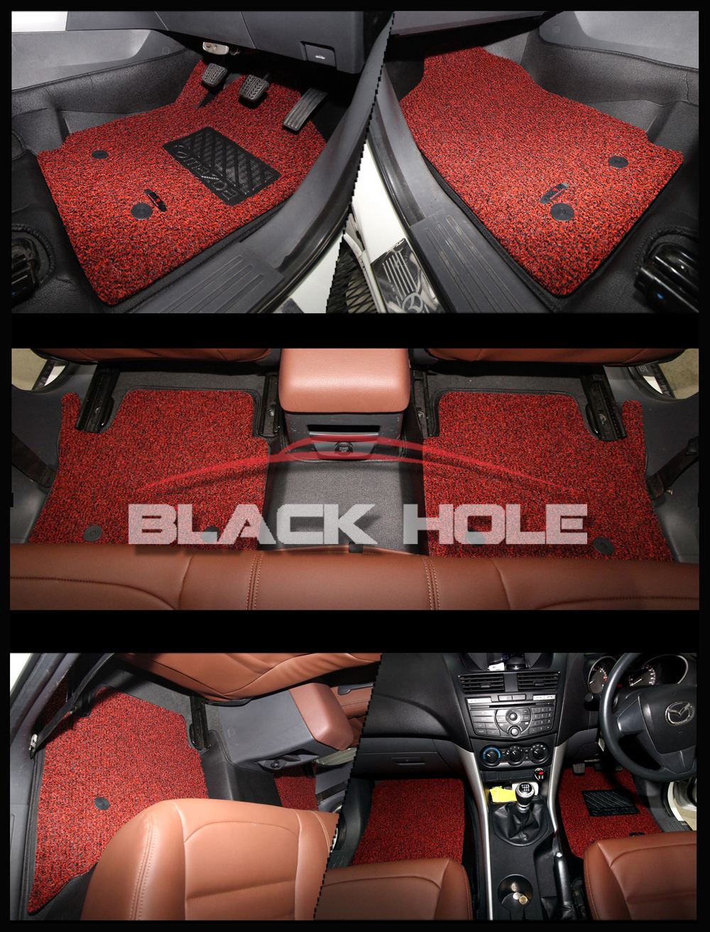 Honda Accord ปี 2013 ปี 2018 พรมรถยนต์6D (Carmat 6D) รุ่น 6DJHOACX