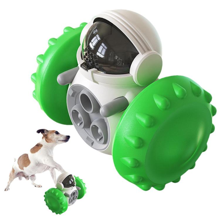 Robot Shape Dog Toys,Treat Dispensing Puzzle Toys for Small Dogs,  Interactive Chase Toys, Slow Feeder, Improves Pets Digestion 