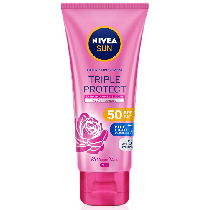 nivea sun body serum