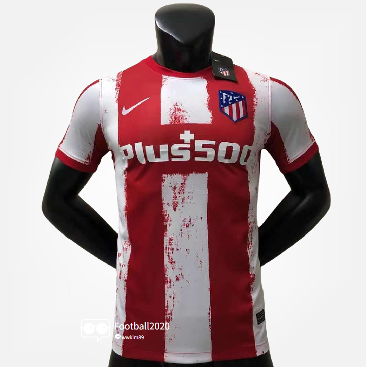 เสื้อสโมสรฟุตบอล ทีมAt Madrid 21-White+Redปี21/22 เสื้อบอล เสื้อกีฬา ใส่สบาย ผ้ายึด รับประกันคุณภาพ ผ้าเกรด AAA