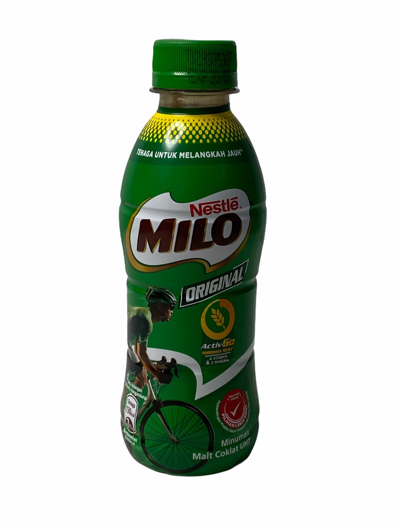 ไมโล MILO เครื่องดื่มซ็อกโกแลตพร้อมดื่ม สินค้านำเข้าจากมาเลเซีย รุ่น ขวดพลาสติก 1ขวด/บรรจุปริมาณ 225ml ราคาพิเศษ สินค้าพร้อมส่ง
