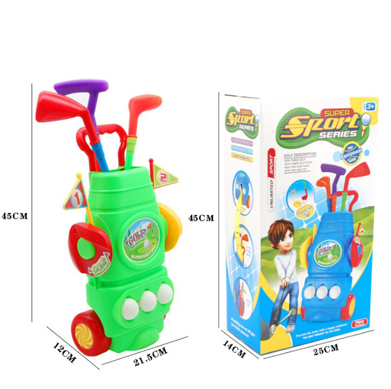 Childrens Golf Sporting Toy Set Golf Club Toys Indoor Leisure Sports