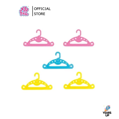 Mell Chan Clothes Hangers (5 Pieces) ไม้แขวนเสื้อ 5 ชิ้น ( สินค้าลิขสิทธิ์แท้ )for Kids 3 Years Old Up