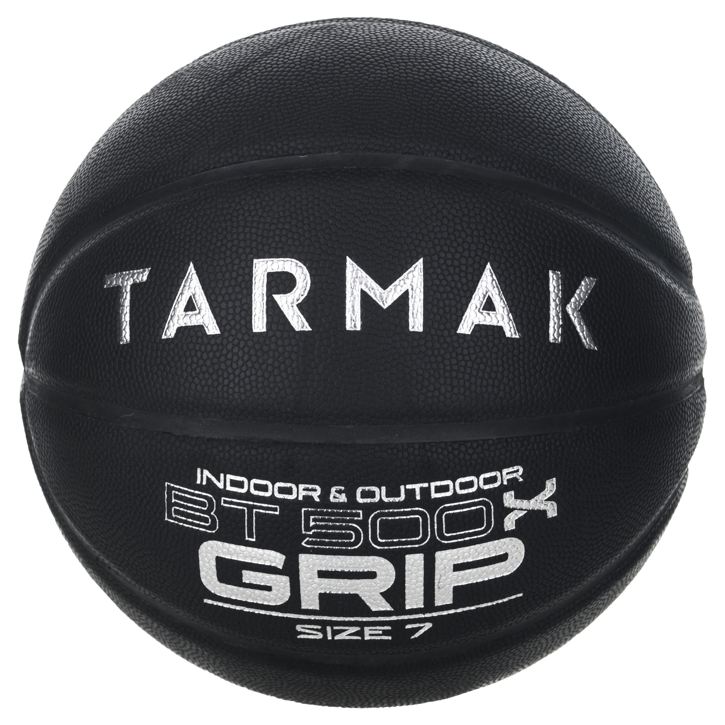 [ส่งฟรี ] ลูกบาสเกตบอล🏀 เบอร์ 7 สำหรับผู้ใหญ่รุ่น BT500 Grip (สีดำ) มาตราฐาน FIBA Basketball Ball 🏀 BT500 Grip Adult Size 7 Basketball - Black Great ball feel ลูกบาสเกตบอล 6 7