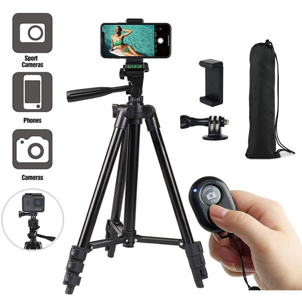 Portable Phone Tripod for Phone iPhone Xiaomi Gopro ขาตั้งกล้อง Travel stand Holder Camera Tripod