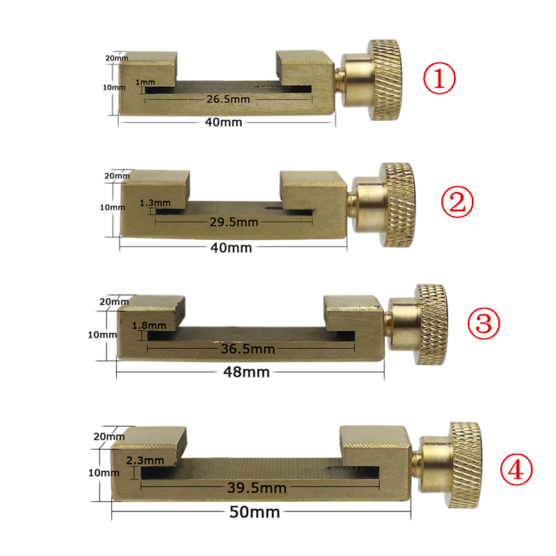 Fixing Ruler Block Adjustable Steel Ruler Positioning Block Angle Marking Gauge Brass Line ...