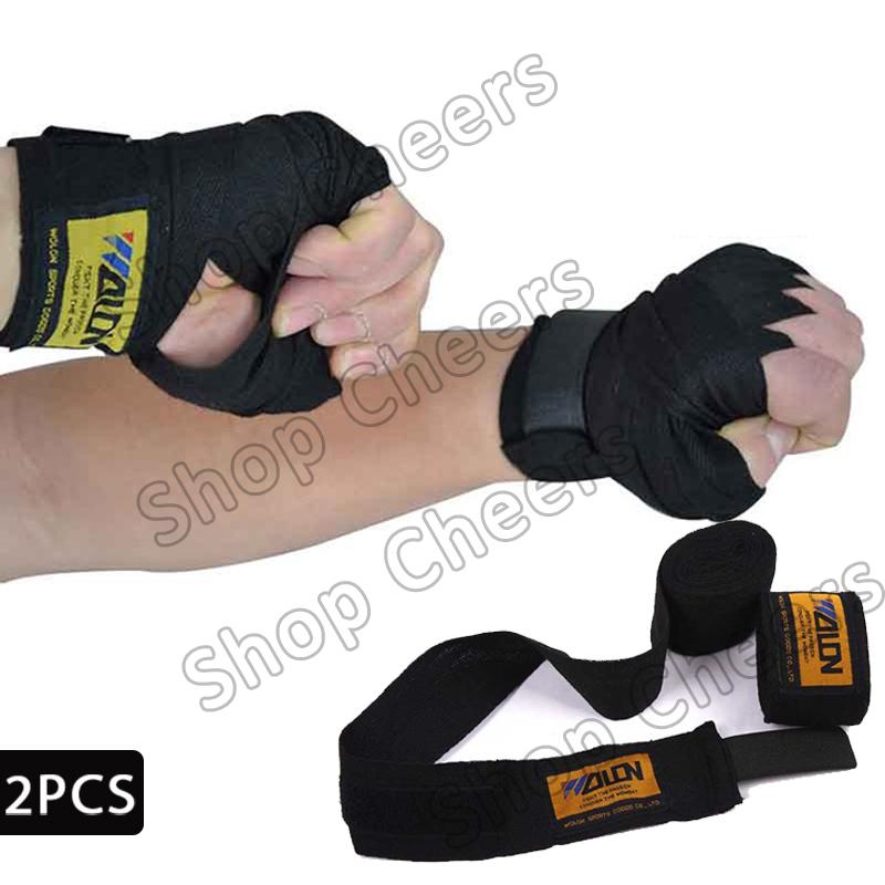 ผ้าพันมือ ซ้อมชกมวย ยาว ผ้าพันมือซ้อมมวย 5cm ยาว 3m Cotton Muay Thai MMA Taekwondo Hand Gloves Wraps Boxing Bandage Boxing Strap Cheers