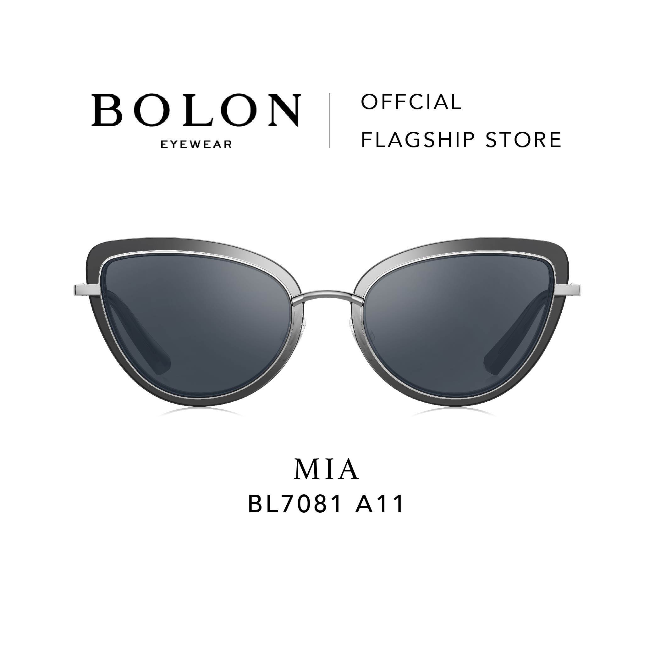 Bolon eyewear แว่นกันแดด MIA BL7081  สีเลนส์ Blue Gray A11ขนาดแว่นตา L