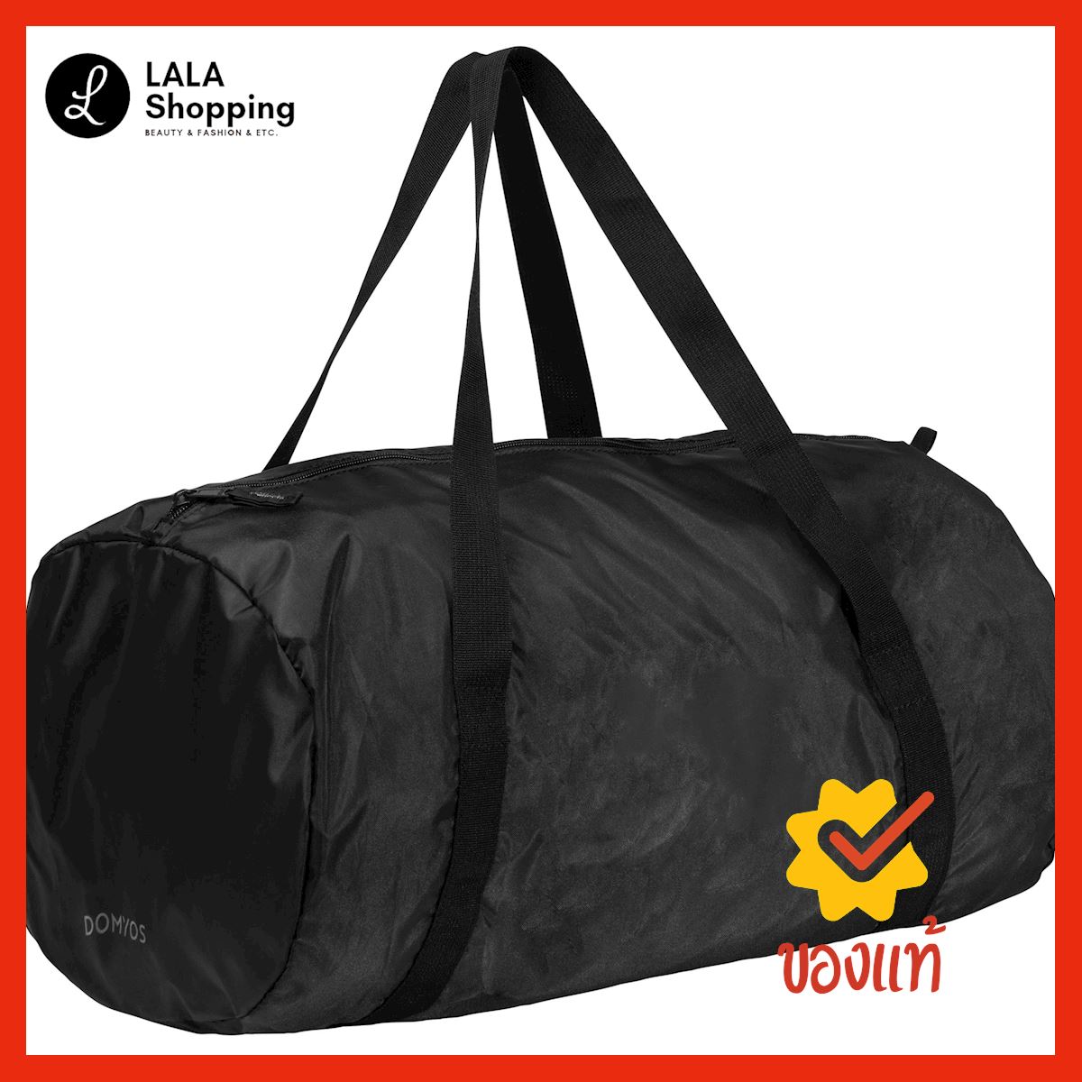 [LALA] กระเป๋าฟิตเนสพับได้สำหรับการออกกำลังกายแบบคาร์ดิโอขนาด 30 ลิตร (สีดำ) กระเป๋าฟิตเนส คุณภาพดี กระเป๋า Gym ยิม กีฬา Sport Extreme Fitness สปอร์ท เอ็กซ์ตรีม
