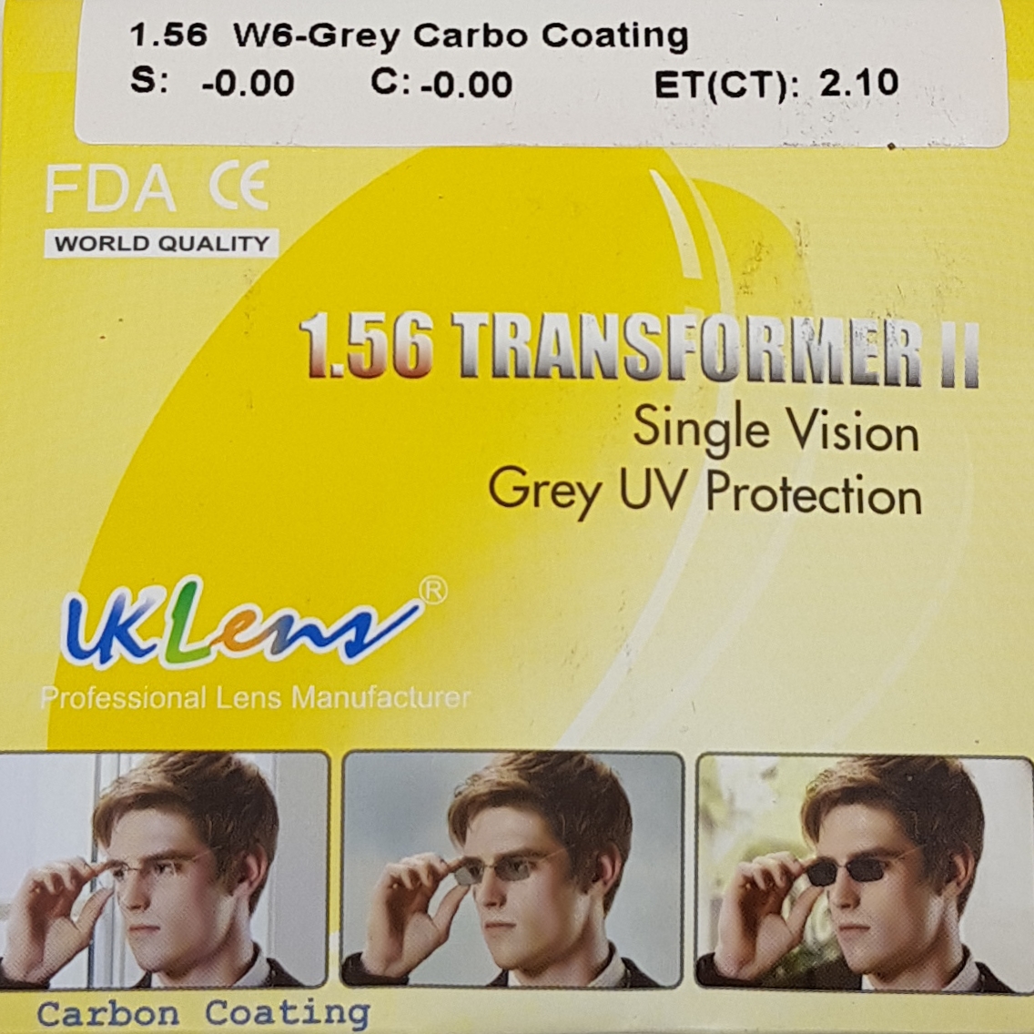 UK TRANSFORMER II 1.56 Grey เลนส์ปรับแสงอัตโนมัติ