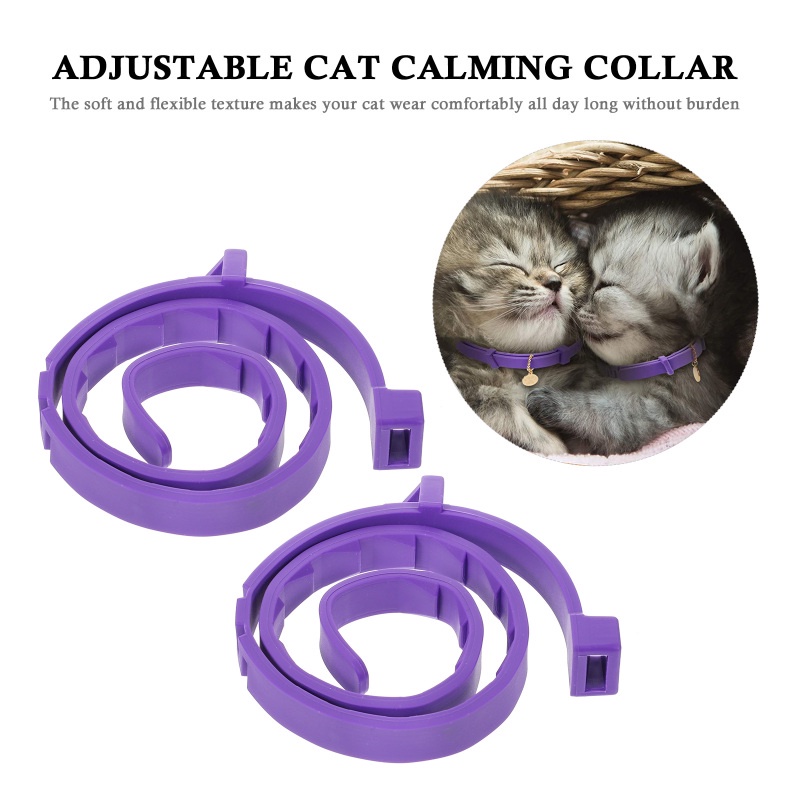 Picture of 5pcs Calming Cats ปลอกคอปรับได้ Cat Calm Collar ปลอกคอแมวผ่อนคลาย (สี ...