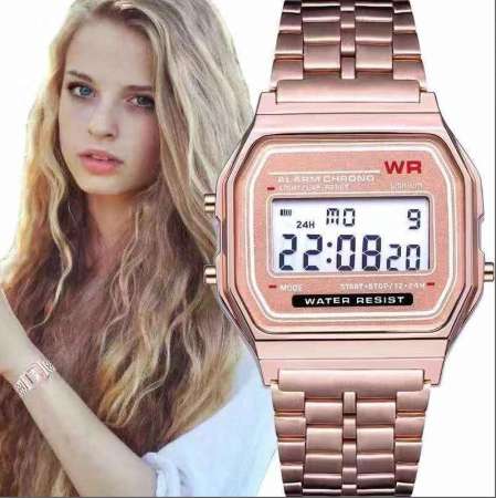 สไตล์เกาหลีนาฬิกาเหล็กwatch 4 สี