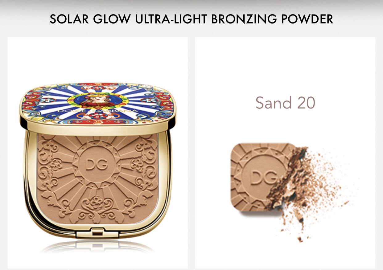 Dolce & Gabbana Solar Glow Ultra Light Bronzing Powder ขนาดปกติ 16g เบอร์ 20 Sand ของแท้?% ฉลากไทย Exp:03/2023