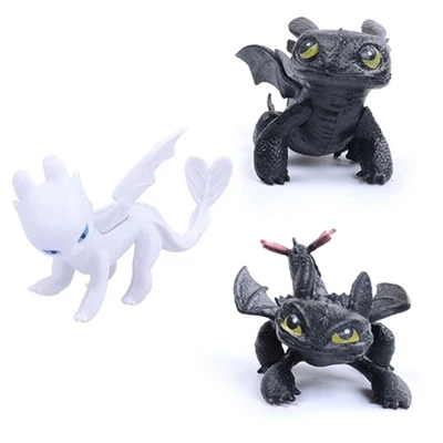 [ZHOU No Toothless Night Fury Dragon Family Animation Toys Doll Model Ornaments,ZHOU No Toothless Night Fury Dragon Family Animation Toys Doll Model Ornaments,]