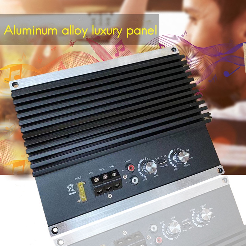 1000W Car Amplifier Board – 12V Power, Aluminum Heat Sink – For Subwoofers & Bass Systems