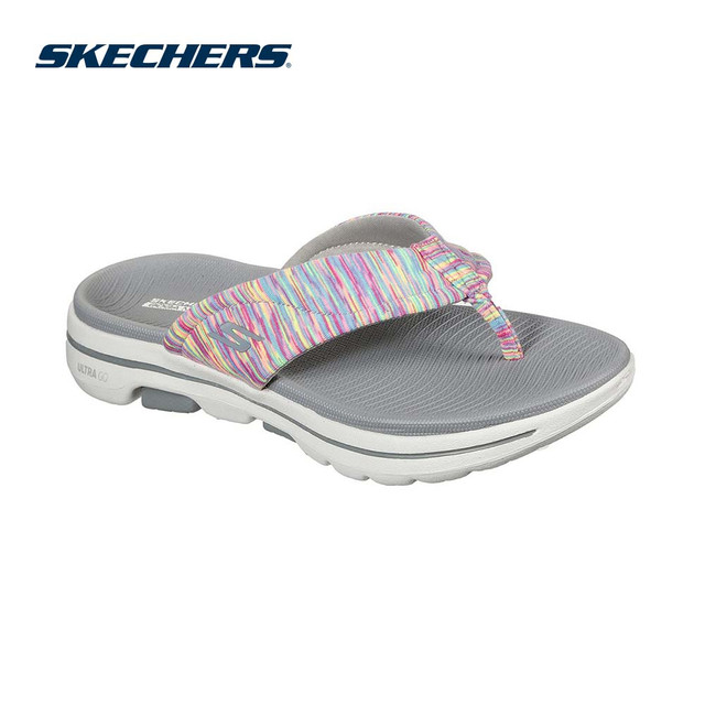 Skechers สเก็ตเชอร์ส รองเท้าแตะ ผู้หญิง GOwalk 5 On-The-Go Sandals Shoes - 140087-GMLT