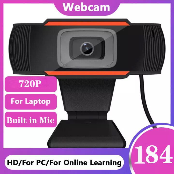 【จัดส่งภายใน 24 ชั่วโมง】Webcam FULL HD 720P กล้องเครือข่าย เว็บแคม พร้อมไมโครโฟน HD ไดรฟ์ฟรี Auto Focus Web CAM