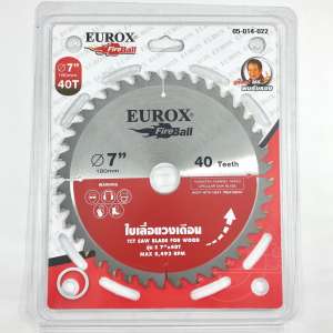 EUROX ใบเลื่อยวงเดือน 7 นิ้ว 40 ฟัน