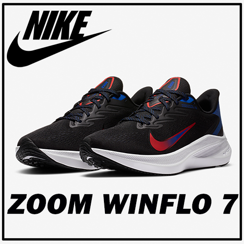 รองเท้าวิ่ง Nike Air Zoom Winflo 7 Racer Blue Size36-45 รองเท้าnike รองเท้าไนกี้ รองเท้าแฟชั่น sneaker lazada ส่งฟรี เก็บปลายทาง เคอรี่