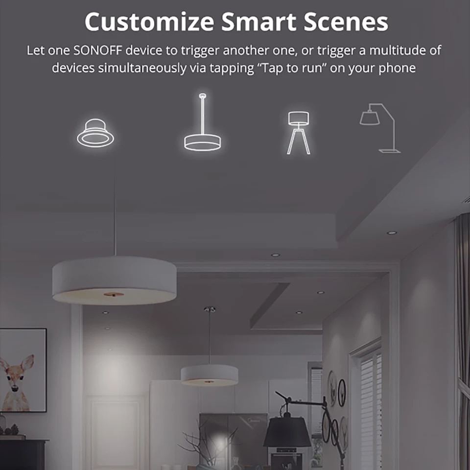 Sonoff Mini R2 สวิตช์ อัจฉริยะ Wifi ประจำบ้านอัจฉริยะ App EWelink สอง ...
