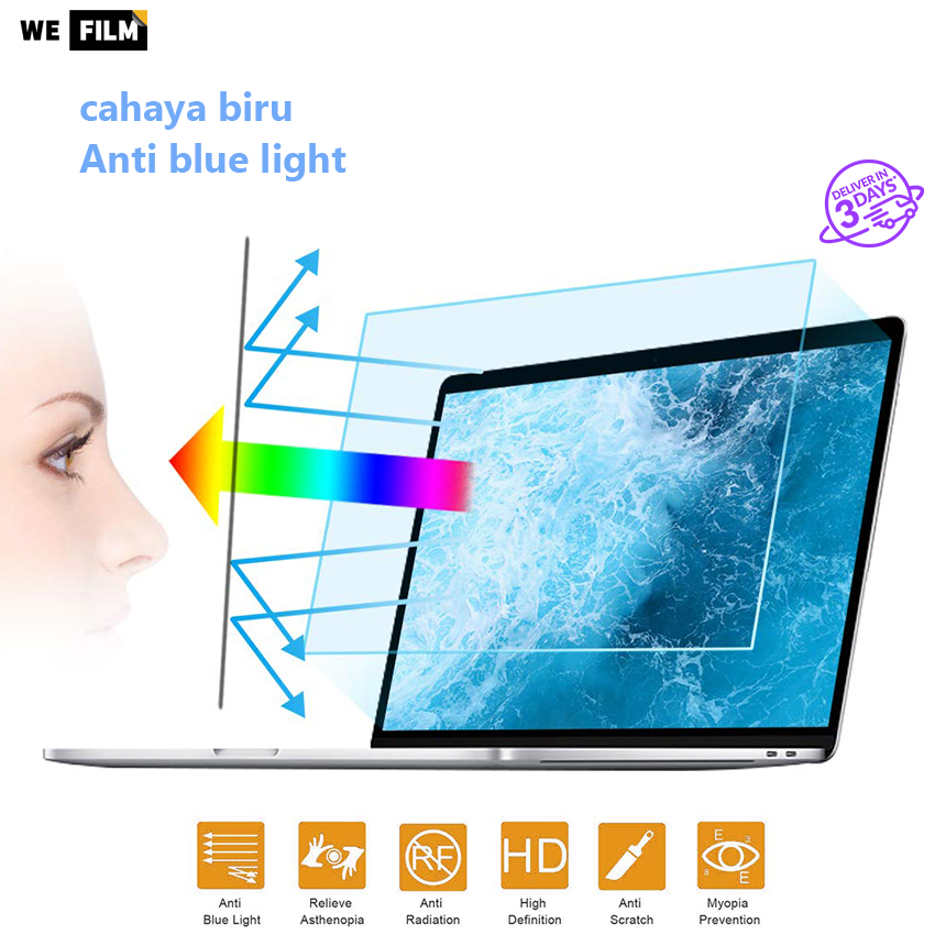 [TH Delivery] WEFILM ป้องกันแสงสีฟ้า Anti Blue Light  Anti Scratch Matte ตัวป้องกันหน้าจอแล็ปท็อป Guard สำหรับจอแสดงผลฟิล์มโน้ตบุ๊ค