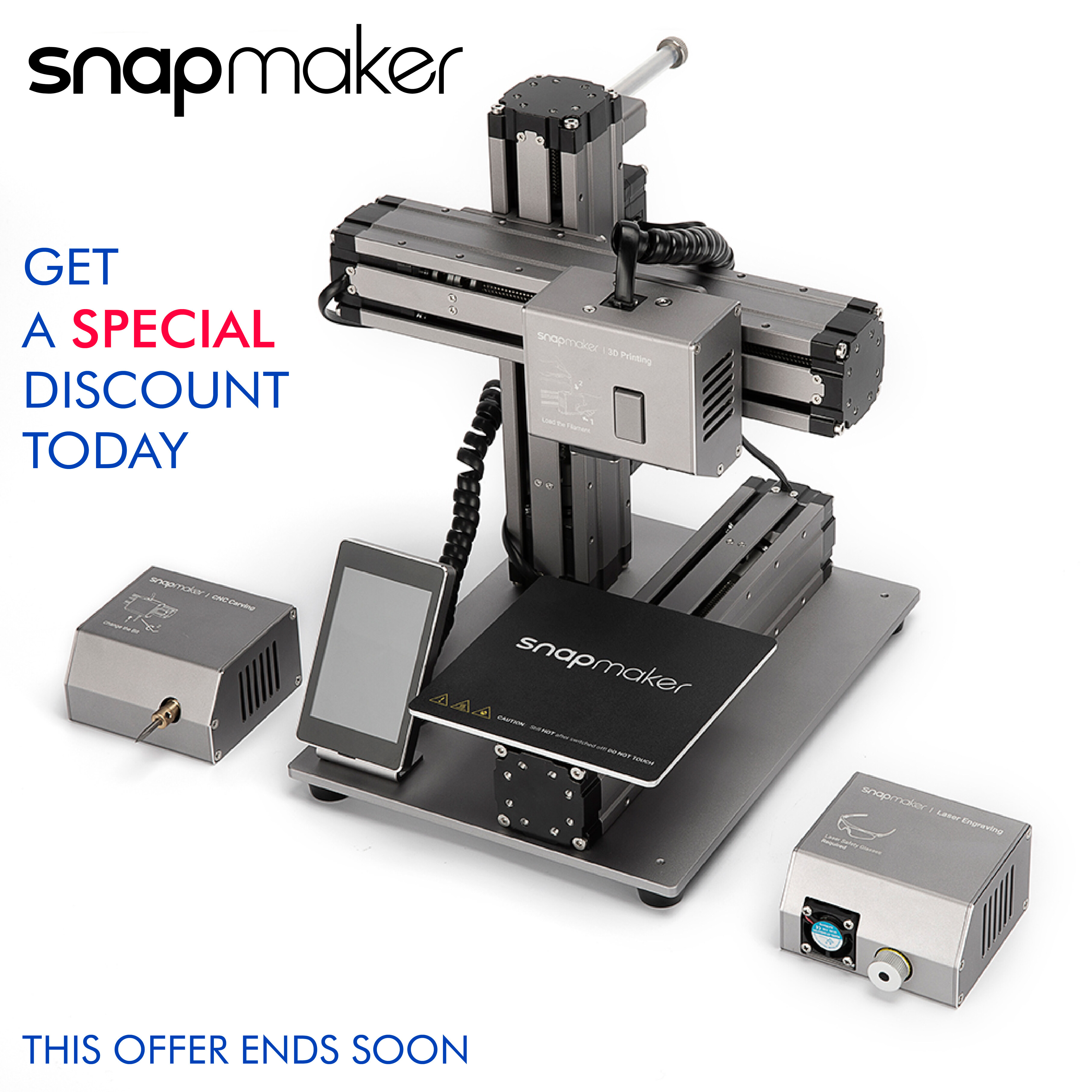 3D Printer SNAPMAKER 3 in 1