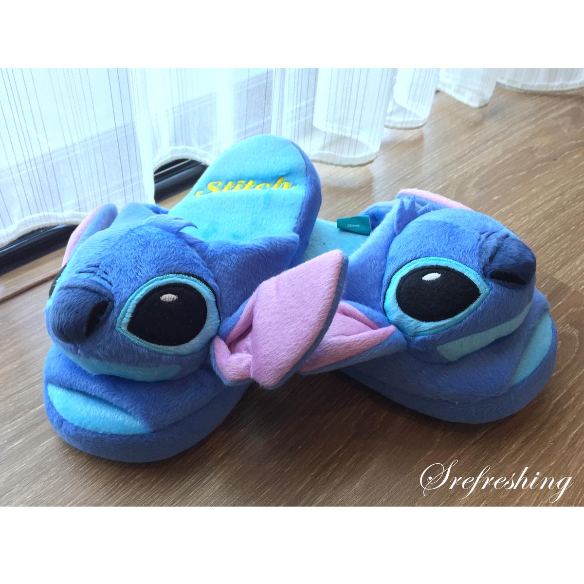 รองเท้าสลิปเปอร์ สติช (Stitch) ลิขสิทธิ์แท้ รองเท้าใส่เดินในบ้าน สวมใส่สบาย