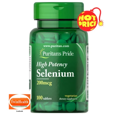 Puritan's Pride Selenium 200 mcg / 100 Tablets