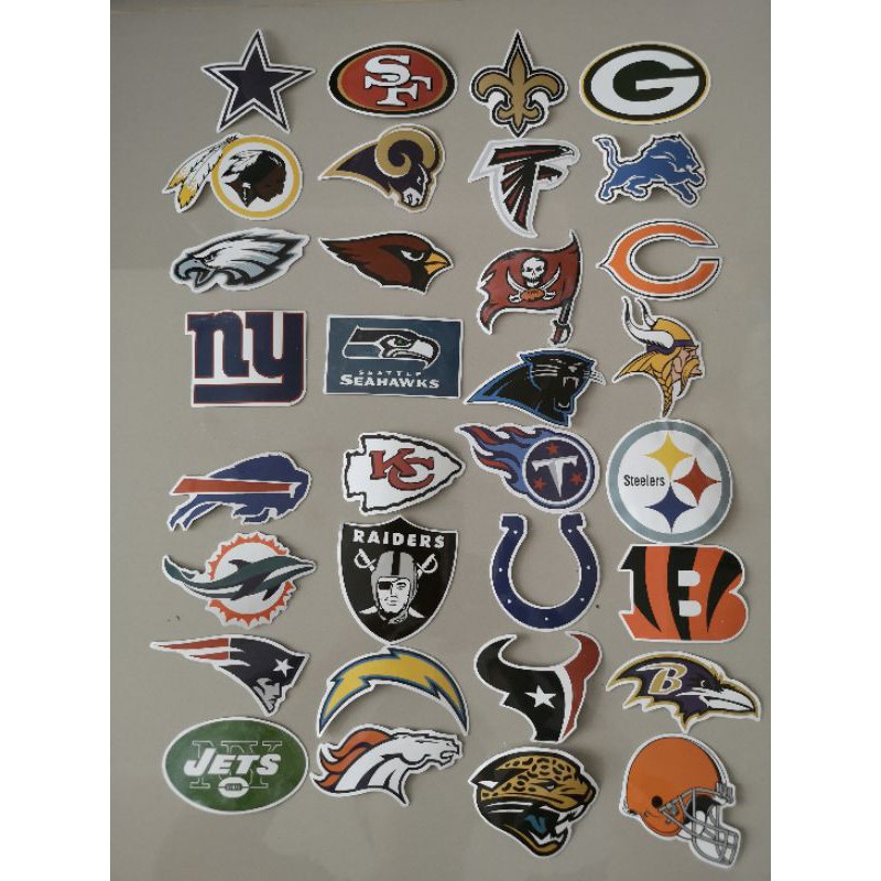 hot NFL Team Logo Stier ( 1 Set - 32 Teams )