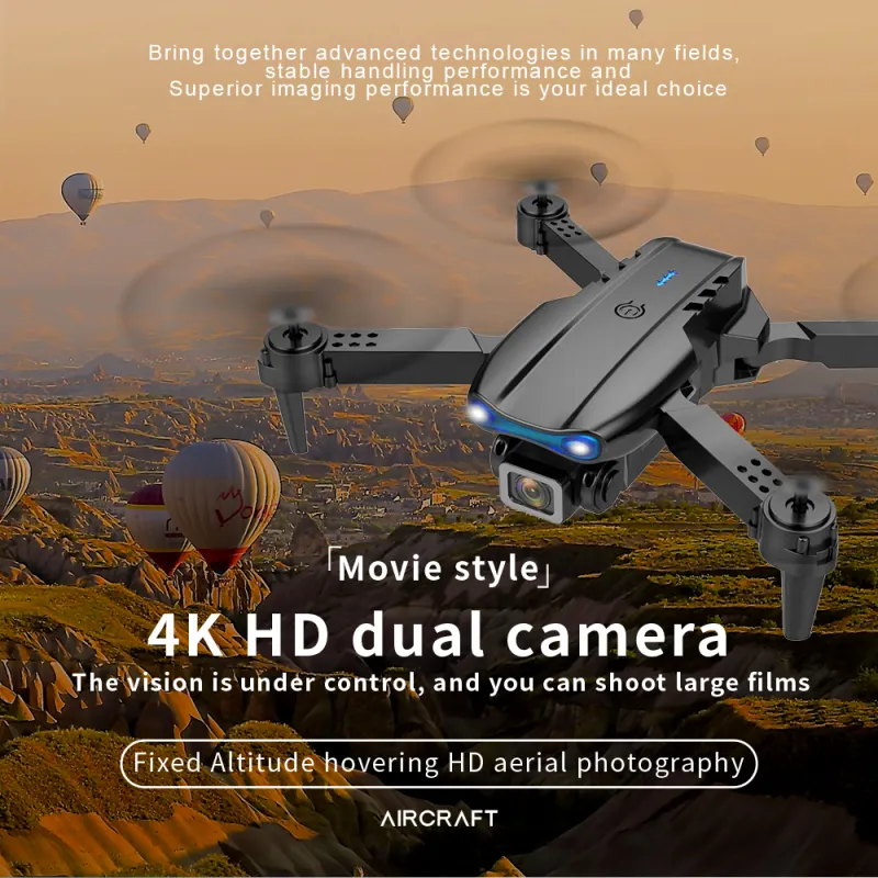 ภาพสินค้าDrone โดรนติดกล้อง HD 4k โดรนบังคับ โดรนควบคุมระยะไกล WIFI โดรนถ่ายภาพทางอากาศระดับ โดรนแบบพับได้ เครื่องบินโดรน Drone จากร้าน FAFAA บน Lazada ภาพที่ 4