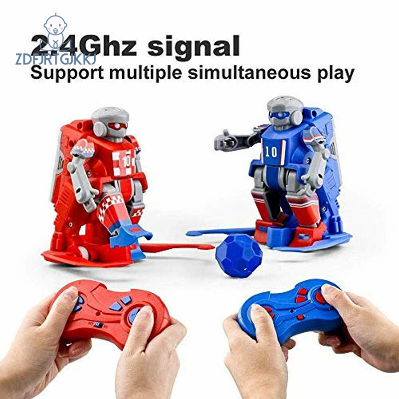 1 Pair RC Soccer Robots Kids Toys Set 2.4G Remote Control Robot Sport