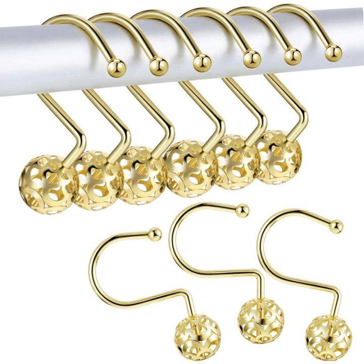 Shower Curtain Rings Hooks, How To Remove Rust From Curtain Rings