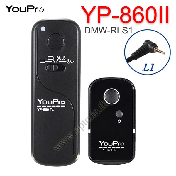 YP-860II YouPro DMY-RLS1 Wire/Wireless Remote 2.4GHz For Panasonic G7 G10 GX8 GH4 รีโมทไร้สาย