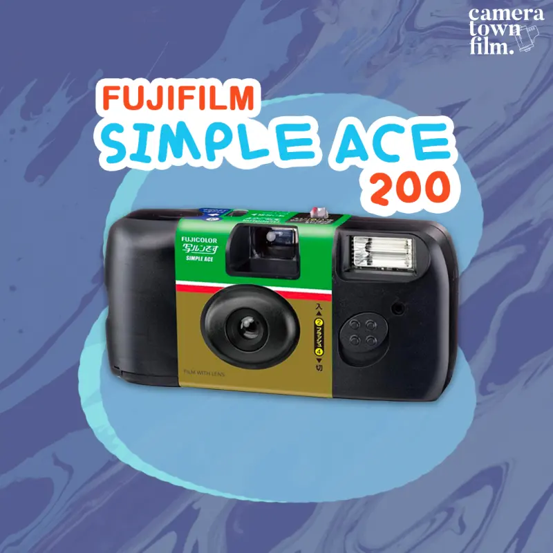 ภาพสินค้ากล้องใช้แล้วทิ้ง FUJIFILM SIMPLE ACE 400 27EXP Film Camera จากร้าน CAMERATOWN บน Lazada ภาพที่ 1