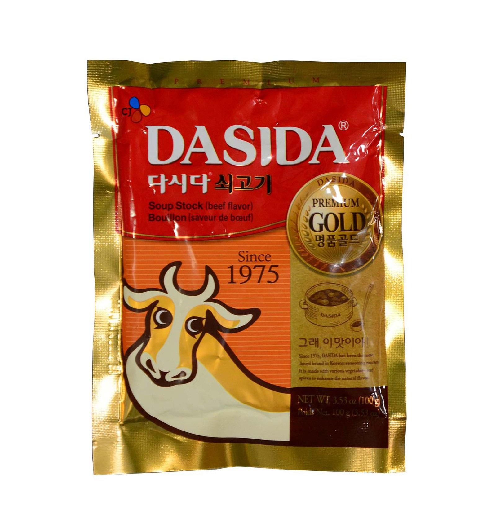 [Original] 다시다쇠고기명품골드 DASIDA Beef Soup Stock (ผงปรุงรสสูตรเนื้อ) 100g